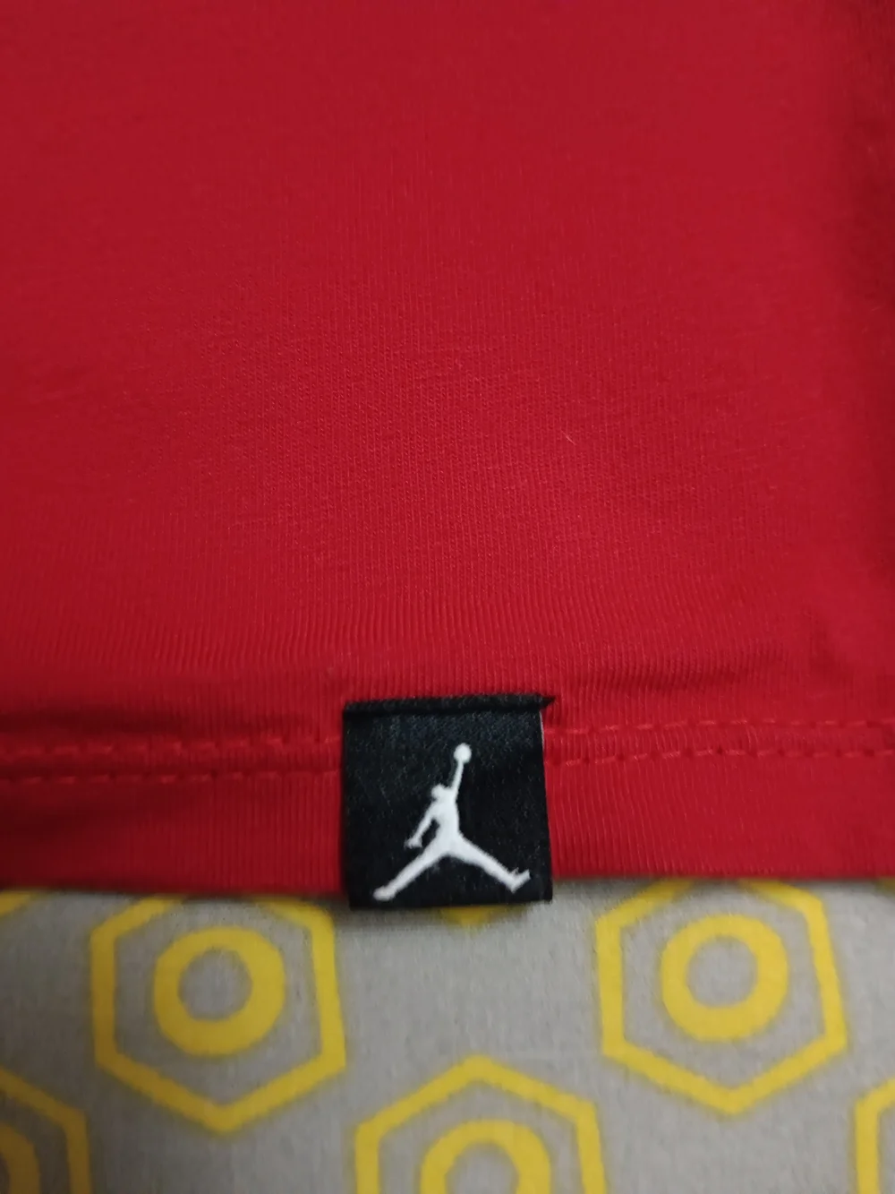 Jordan Red Short-Sleeve Jumpman Logo Tee